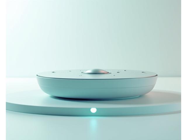 3D-gjengivelse av det smarte instrumentet 'Aura' med futuristisk design