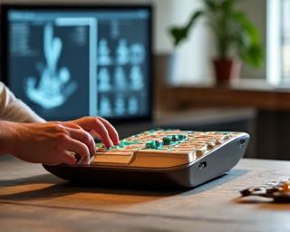 Person som designer et smart musikkinstrument